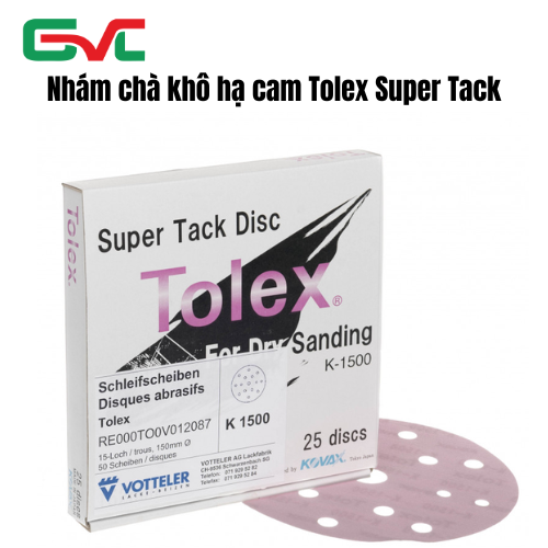 Nhám chà khô hạ cam Tolex Super Tack - Vật Liệu Hàn GVC - Công Ty CP Công Nghiệp GVC Việt Nam
